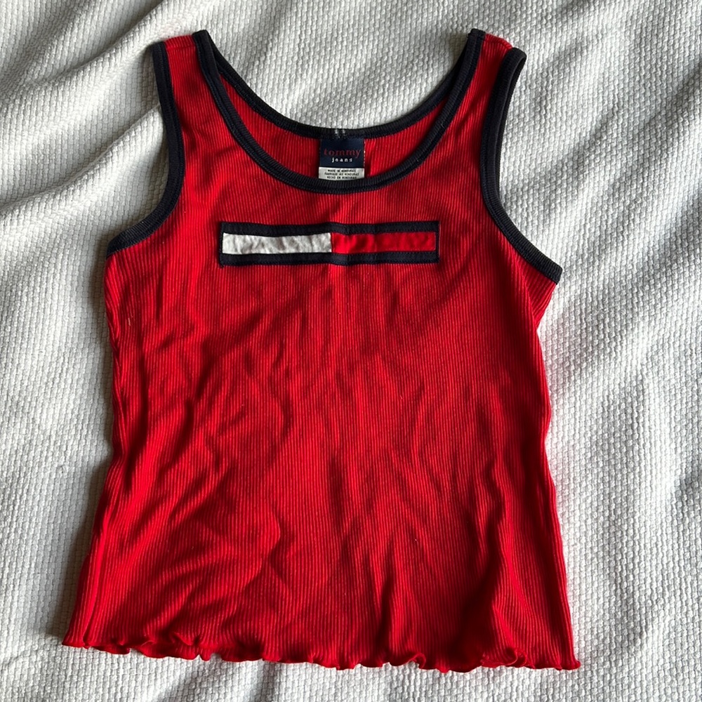 Vintage Tommy jeans ribbed tank top